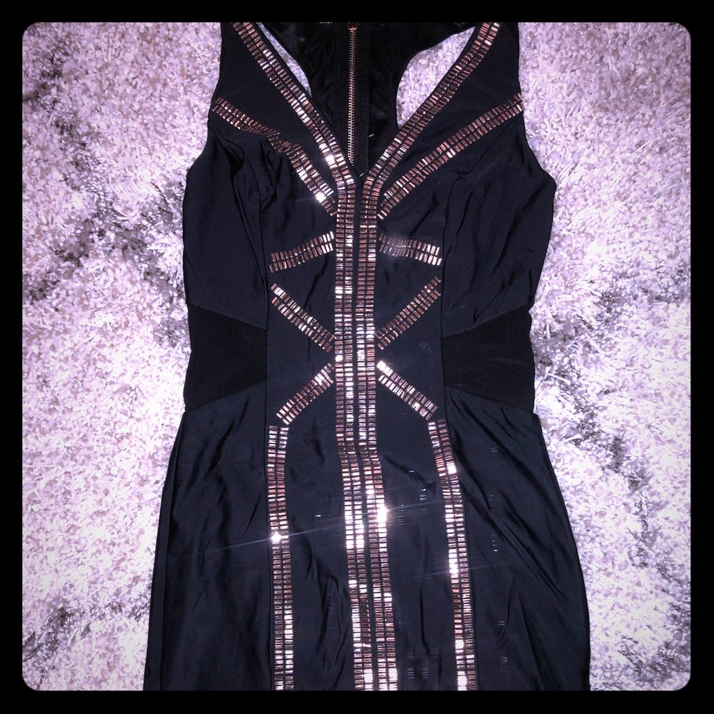 Bebe embellished dress